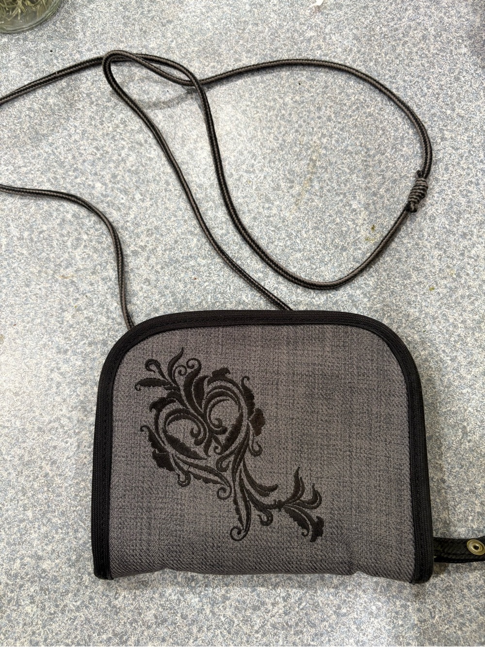 GRAY REI PURSE